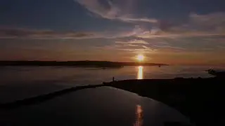 Cairnryan Sunset in Dumfries & Galloway @Dg9Drones #DigitalMediaScotland (c) HD