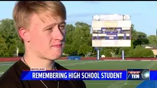 Community remembers Whiteland football player gone too soon
