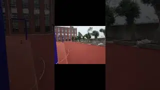 Sprayed plastic runway EPDM rubber granules flooring playground stadium sports surface