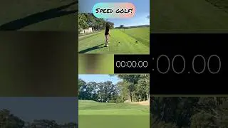 How Fast Can Kollin Finish A Par 4? Part 1/3 #speedgolf #golfing #golfisfun
