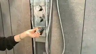 Multifunctional LED Rainfall Shower Set &ndash; Wall Mounted Waterfall Shower Column
