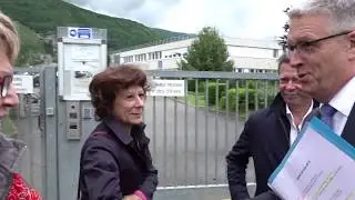 Visite du pr&eacute;sident du conseil d&eacute;partemental Jean-Pierre Barbier