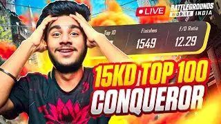 Conqueror Rank Push 🚀 | Road to Rank 1 BGMI LIVE