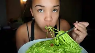 Raw Vegan Journey Day 1 | Avocado Zoodles Mukbang | Before Weigh-In