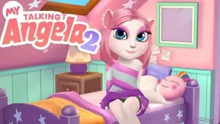 SIANG BERSAMA ANGELA SI KUCING CANTIK!! 😻😻 #mytalkingangela2 #angela2