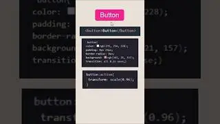 Click Button Animation html and css 😱 