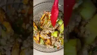 Chicken and Pearl Barley Salad | How to make warm chicken barley salad | Chicken and Barley Salad