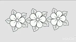 Beautiful flower drawing | Simple flower drawing | How to draw simple flower with pencile