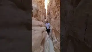 hiking through the canyon