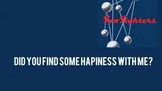 Foo Fighters - Dear Lover (Lyrics)