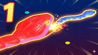 Snake Clash.io / Walkthrough Gameplay Funny, ASMR Game 