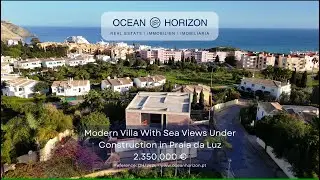 Moderne Villa mit Meerblick in Bau im malerischen Praia da Luz