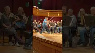 Joshua Bell and the Academy of St Martin in the Fields rehearse Mozart's Marriage of Figaro overture