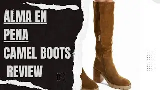 Alma en Pena Camel Boots review, Spanish winter footwear