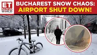Bucharest Blizzard Chaos: Commuters Trapped as Heavy Snow Paralyzes Capital & Disrupts Airport