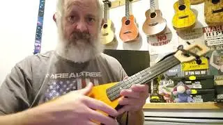 Strap Attachment on Magic Fluke Ukulele. Attach Any Guitar Strap to a Magic Fluke or Flea Part 2