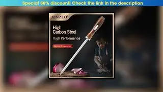 Hot Picks XINZUO Knife Diamond Sharpening Stick Sharpener Rod High Carbon Steel For Chefs Steel Kni