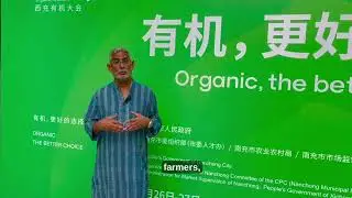 President of IFOAM Asia Mathew John interview at Xichong Organic Conference