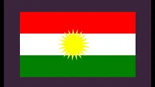 Kurdistan, Draw Flag of Kurdistan Region using Python Turtle Graphics