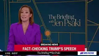 Джен Псаки проверяет факты в речи Трампа о доступности жилья.