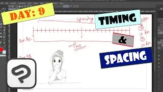 DAY 9: Timing And Spacing in Animation Clip Studio |  Beginners to Pro in 30 Days (Hindi Tutorial)