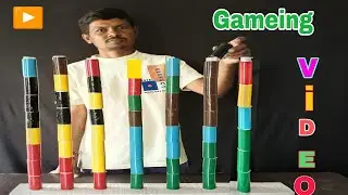 Full colour sort cylinder puzzle game match 