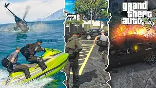 Райан и Эман кудахчут в ограблении «Колокол» — GTA 5 — Часть 2