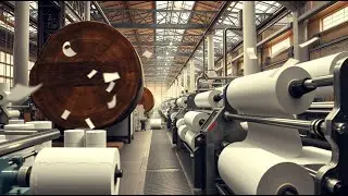 How Paper Towels Are Made in Factories | From Trees to Rolls