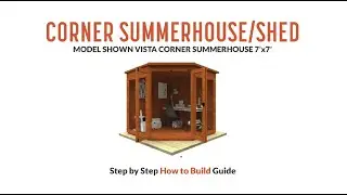 How to Build a Corner Summerhouse Shed | Tiger Sheds