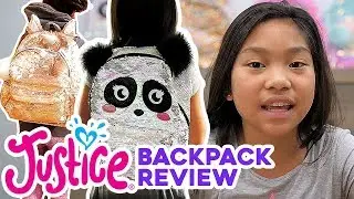 GIRLS BACKPACK REVIEW 💗 JUSTICE