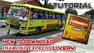 Diamond express livery downloading tutorial ll How to download Diamond Express livery video