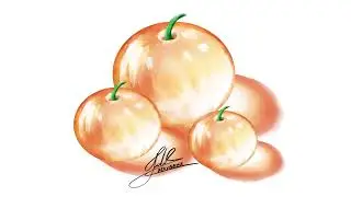 Photoshop process : Orange