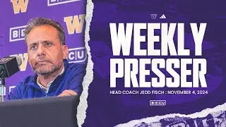 Head Coach Jedd Fisch Press Conference: November 4, 2024