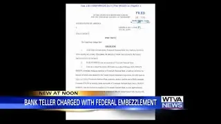 Lowndes County bank teller charged with federal embezzlement
