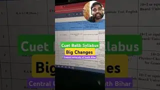 Cuet Ballb 2025 syllabus big changes #cuet2025 #cuetadmissiontesteligiblity