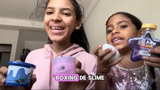 UNBOXING DE SLIME #funny #slime #cute