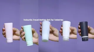 ValourGo&reg; Travel Bottles | The Original Silicone Travel Bottles Set
