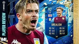 TOTS GREALISH PLAYER REVIEW | 92 TOTS GREALISH REVIEW | FIFA 20 Ultimate Team
