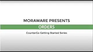 Getting Started 10: Orders