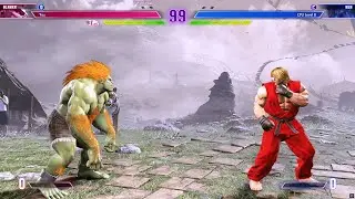 Бланка против Кена (самый сложный уровень) - Street Fighter 6. | Эпическая битва