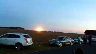 Antares Rocket Explosion from 2 Miles Away - October 28, 2014