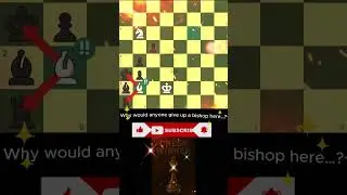 This Bishop Sacrifice Looks INSANE ♝😱🔥 | Chess Winner #chess #shorts #checkmate #brilliant