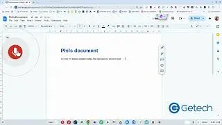 Workspace Tips from Getech - Voice Typing in Docs