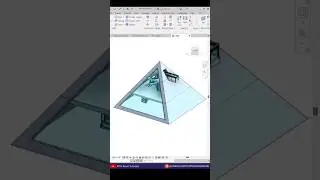 Massing in Revit | Modern Pyramid House Tutorial #revit #revittutorials #enscape