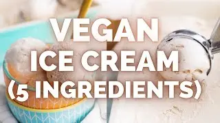 CREAMY VEGAN ICE CREAM | 5 INGREDIENTS | vegan desserts