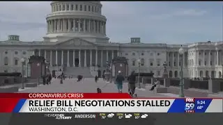 Relief bill negotiations stalled