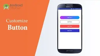 How to Customize Button in Android Studio | Make Stylish Button in Android Studio | Dee Dev Tutorial