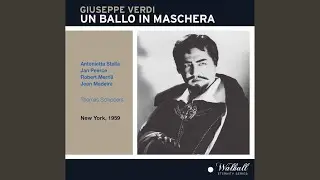 Un ballo in maschera, Act II: Act II Scene 1: Ahime! S'appressa alcun (Amelia, Riccardo, Renato)