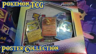 Pok&eacute;mon TCG Prismatic Evolutions Poster Collection Walmart M&eacute;xico Unboxing