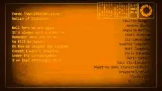 Portal 2 Ending Songs - Turret Chorus and 'Want You Gone'